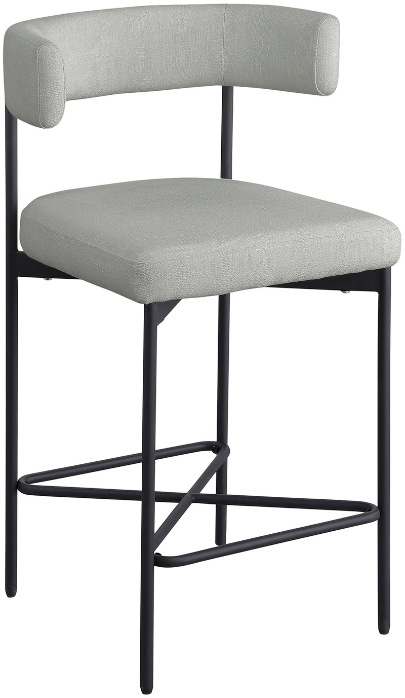 Rivage - Durable Stool With Black Frame (Set of 2)