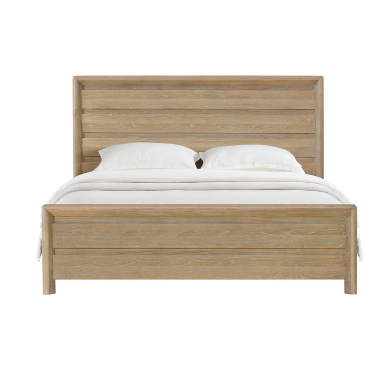 Contemporary Style Panel Bed