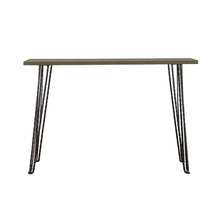 Neville - Rectangular Console Table - Concrete And Black