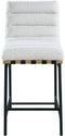 Burke - Counter Stool - Cream - Faux Leather