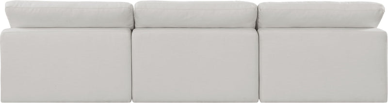 Comfy - Linen Modular Armless Sofa 3 Seats
