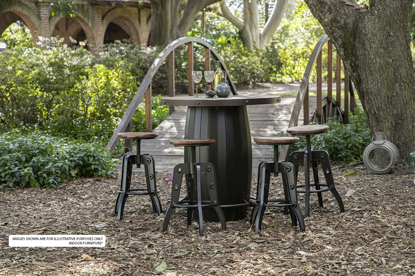 Antique - Bistro Barrel Table