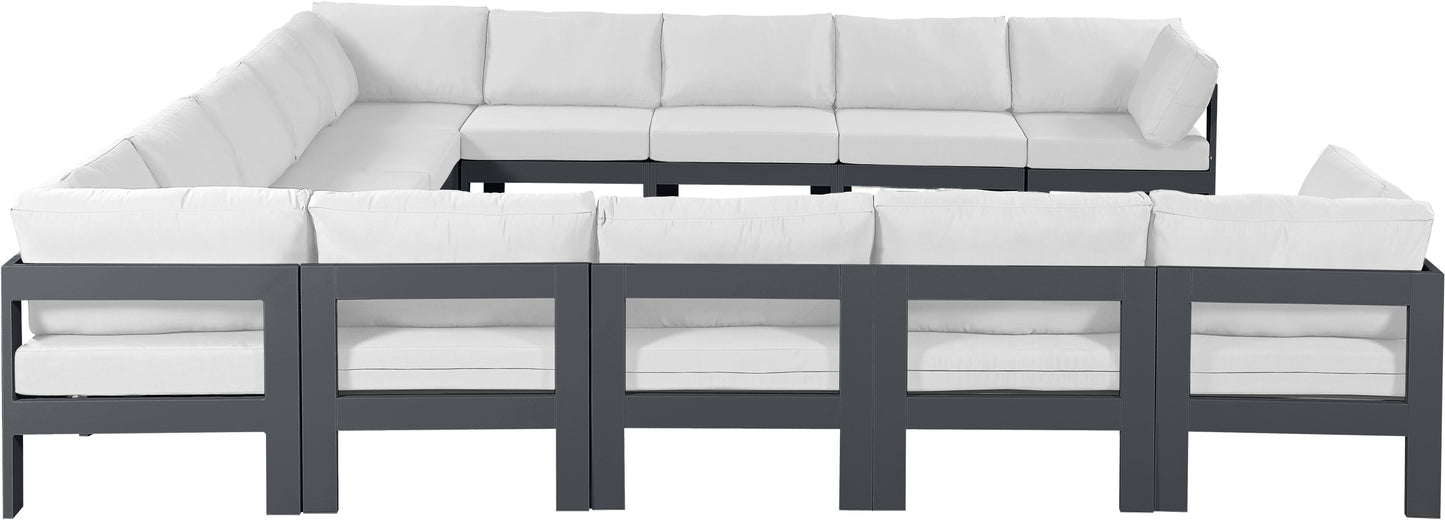 Nizuc - Outdoor Patio Modular Sectional 13 Piece - White