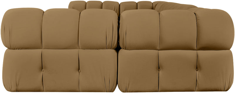 Orin - U-Shaped Velvet 6 Piece Modular Sectional