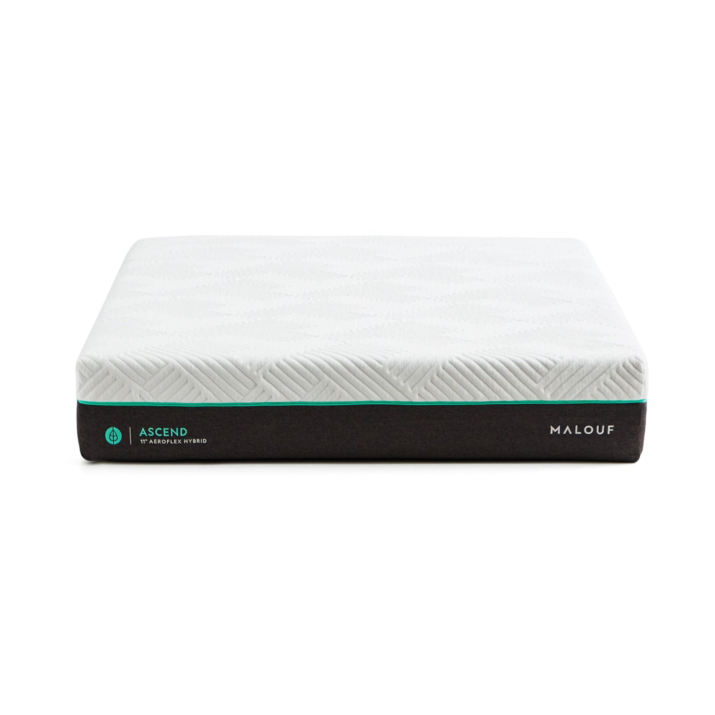 Ascend - Twin AeroFlex™ Hybrid Mattress - White / Black