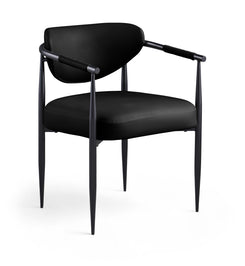 Virella - faux Leather Upholstered Dining Chair (Set of 2) - Black Base