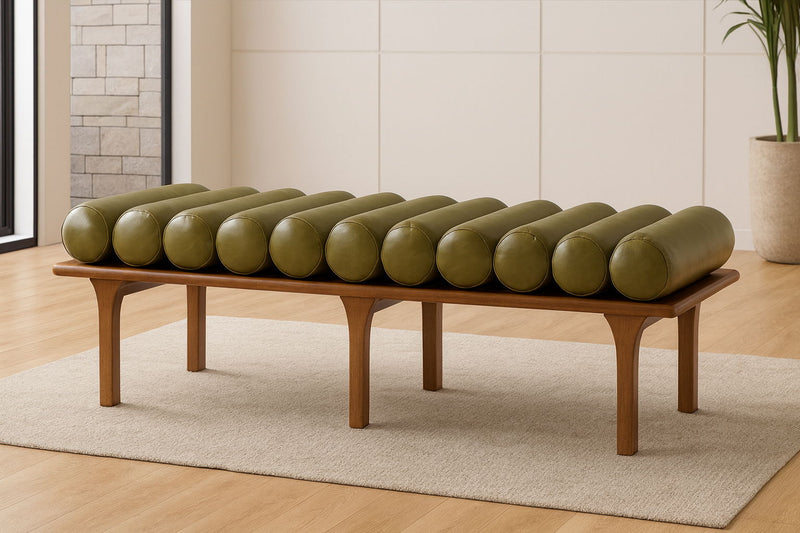 Landon - Bench With Brown Base