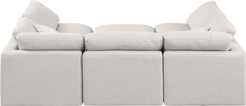 Indulge - Linen 6 Piece Modular Sectional