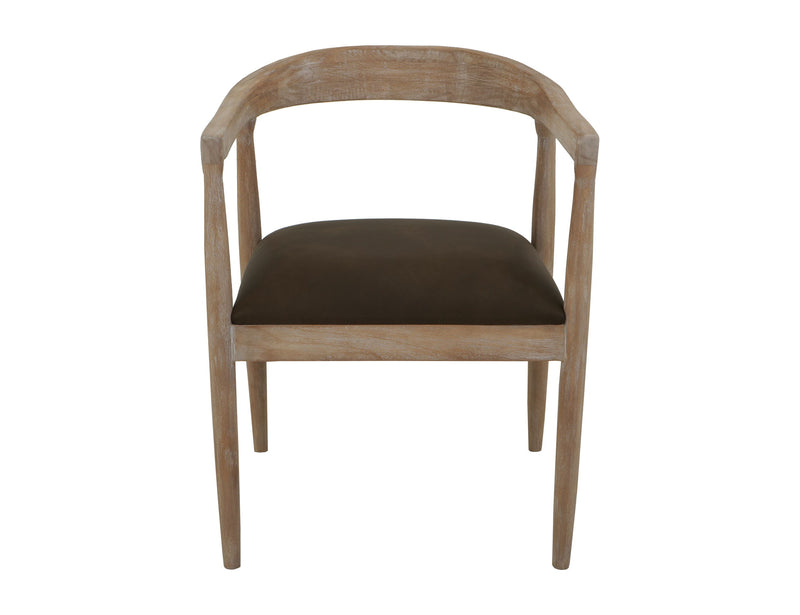Teak - Chair - Ivory White