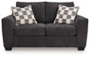 Loreo - Loveseat - Ebony
