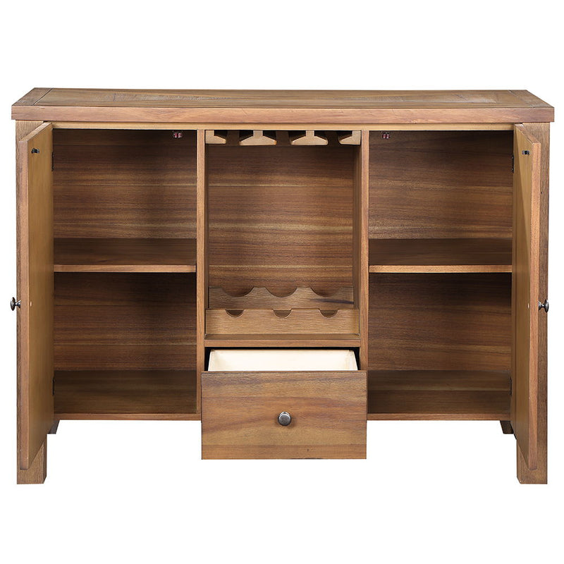 Pascaline - Server - Rustic Brown & Oak