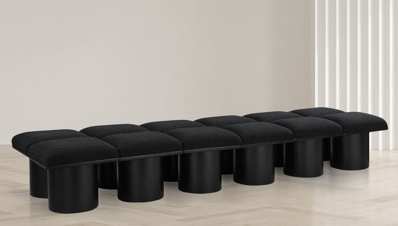 Pavilion - 12 Piece Modular Bench With Black Base