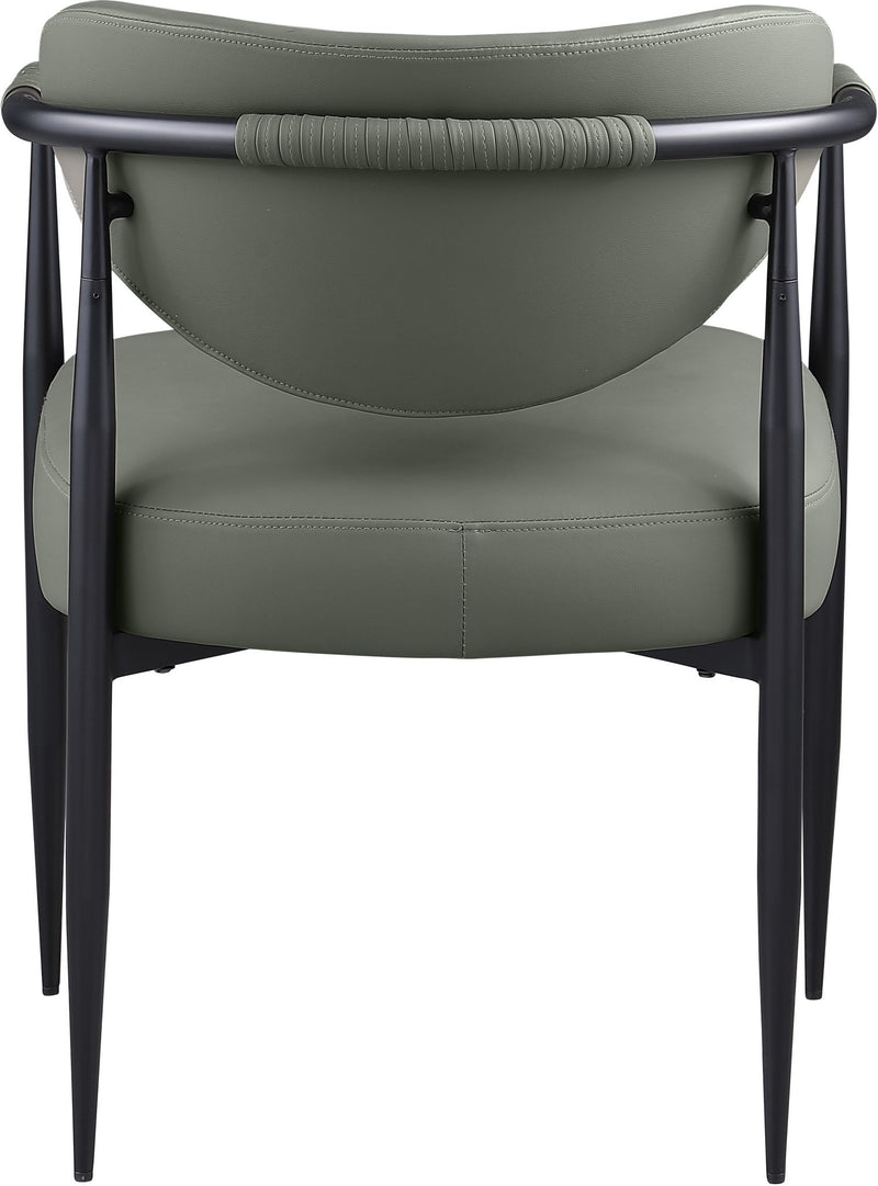 Virella - faux Leather Upholstered Dining Chair (Set of 2) - Black Base