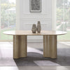 Jirina - Dining Table - Travertine Pattern
