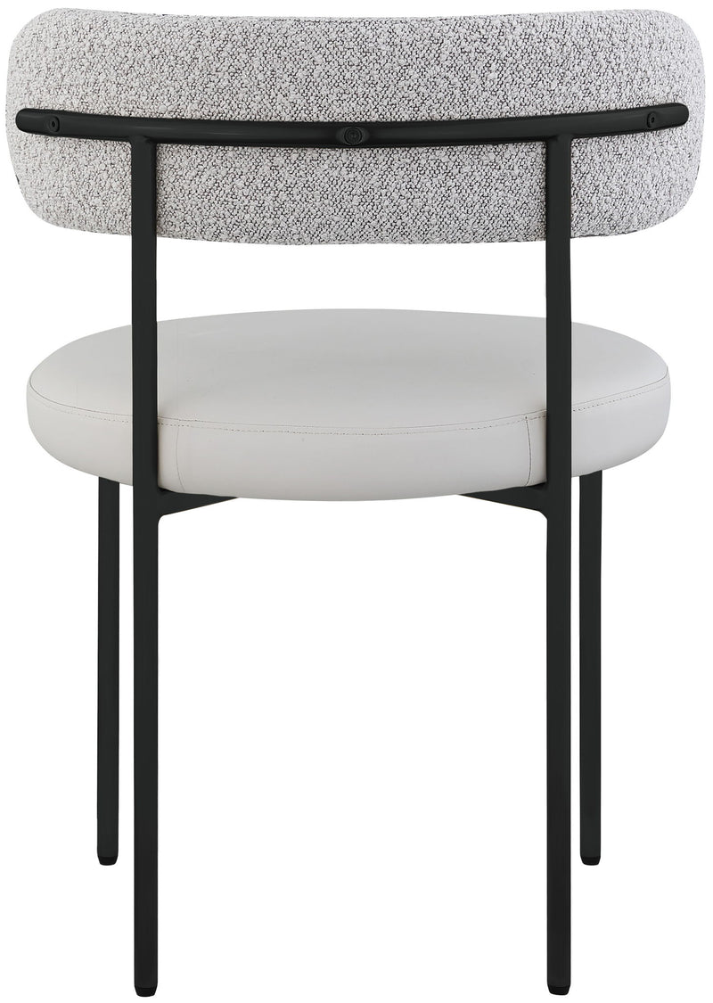 Beacon - Faux Leather Dining Chair With Black Legs (Set of 2)