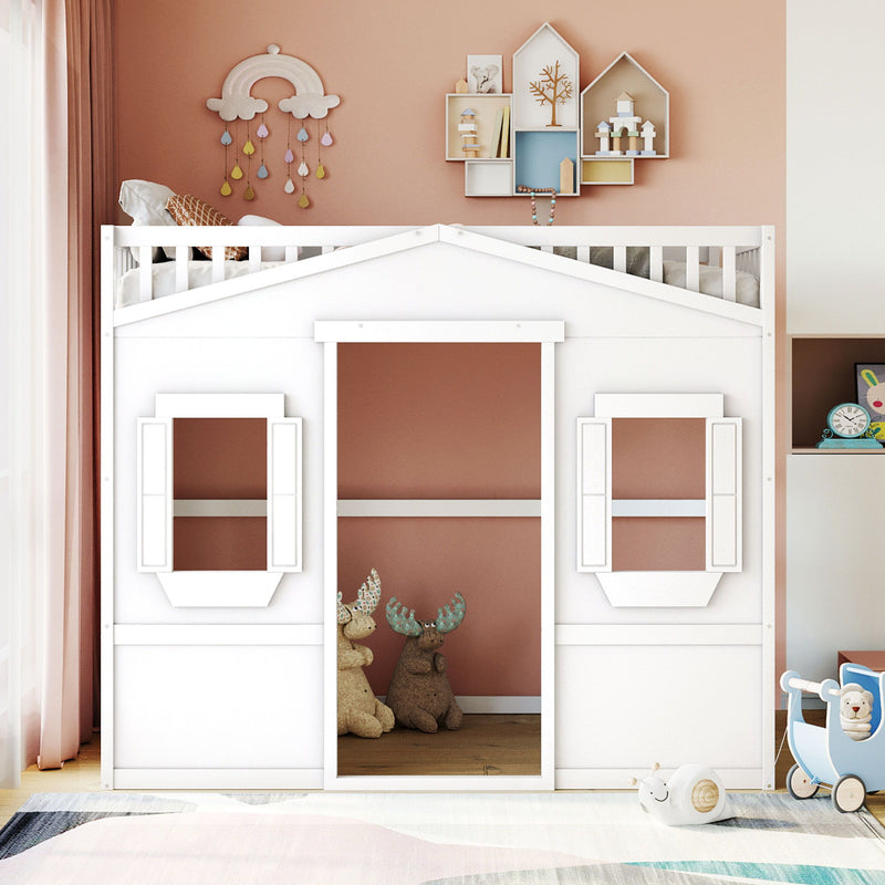 House Loft Bed With Ladder