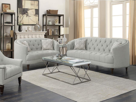 Gray / 2 Pc. Sofa, Loveseat