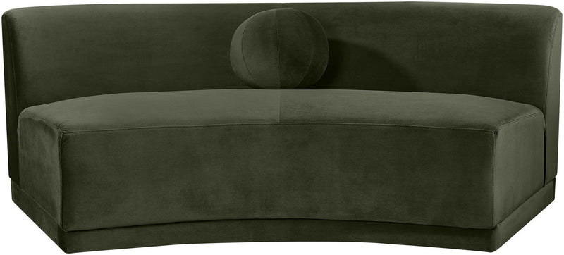 Avra - Velvet Performance Fabric Upholstered Armless Sofa