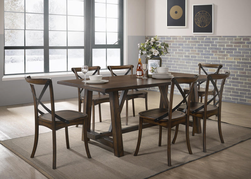 Kaelyn Dark Oak Dining Table