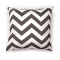 ZOE 18" X 18" Pillow, Gray Chevron (2/CTN)