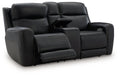 5Z-Comfort Power Reclining Loveseat with Console