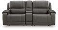 5Z - Pittson Power Reclining Sectional Loveseat with Console