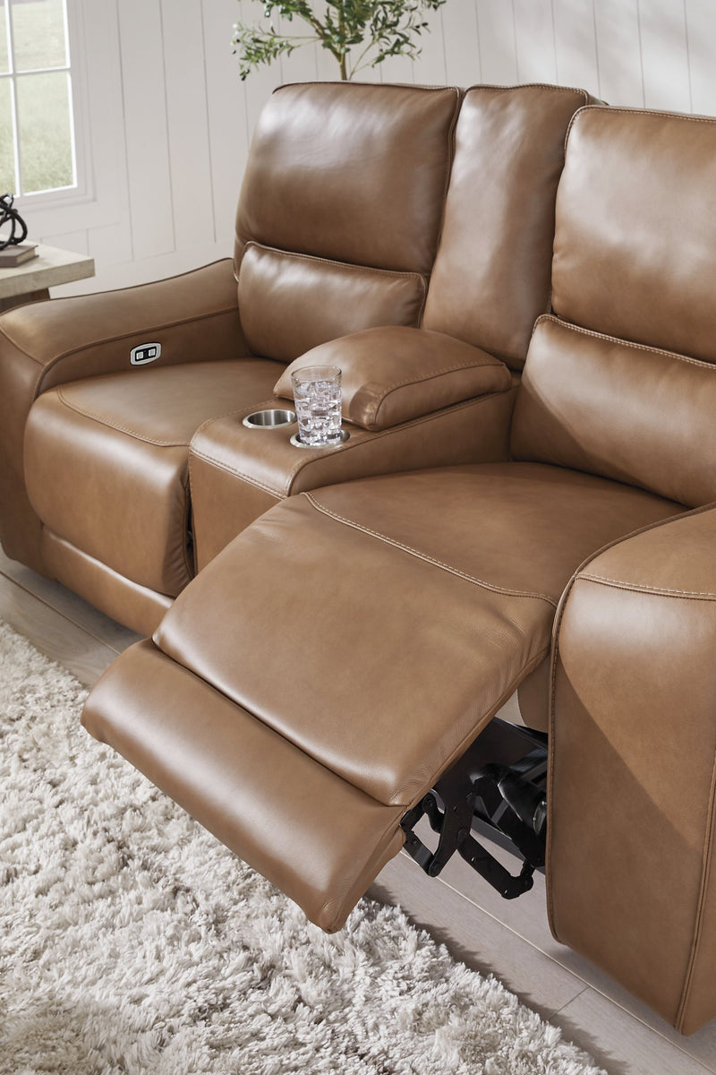DeepWakes Power Reclining Loveseat with Console