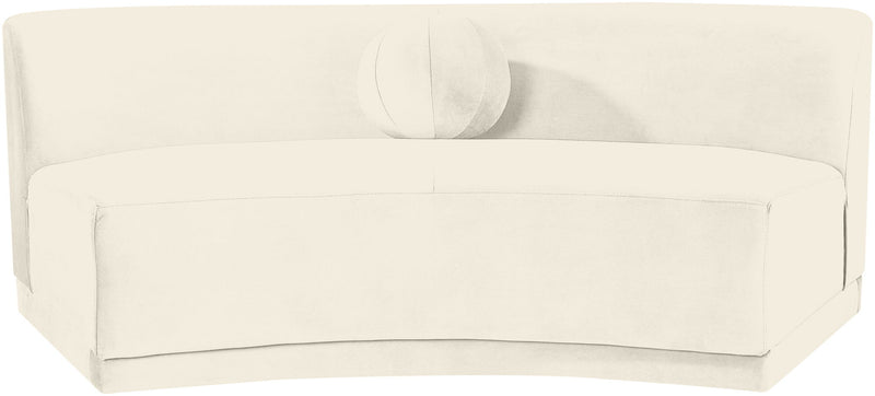 Avra - Velvet Performance Fabric Upholstered Armless Sofa