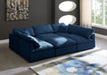 Plush - Velvet Standart Comfort Modular Sectional - Navy - Fabric