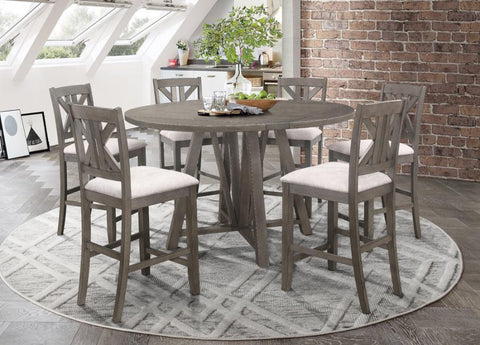 Dark Gray / 5 Pc. Table, 4 Chairs