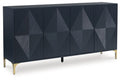 Loirwick - Dark Blue - Accent Cabinet