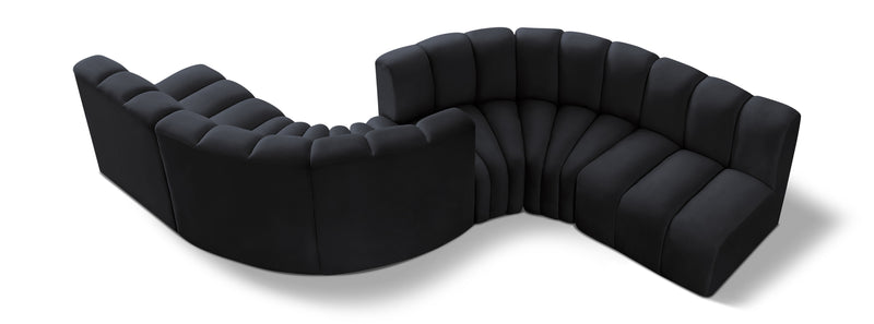 Arc - Velvet 6 Piece Modular Sofa