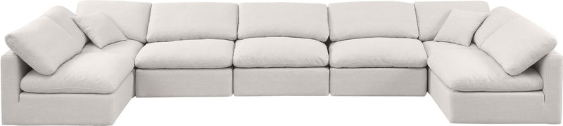 Indulge - Linen 7 Piece Modular U-Shaped Sectional