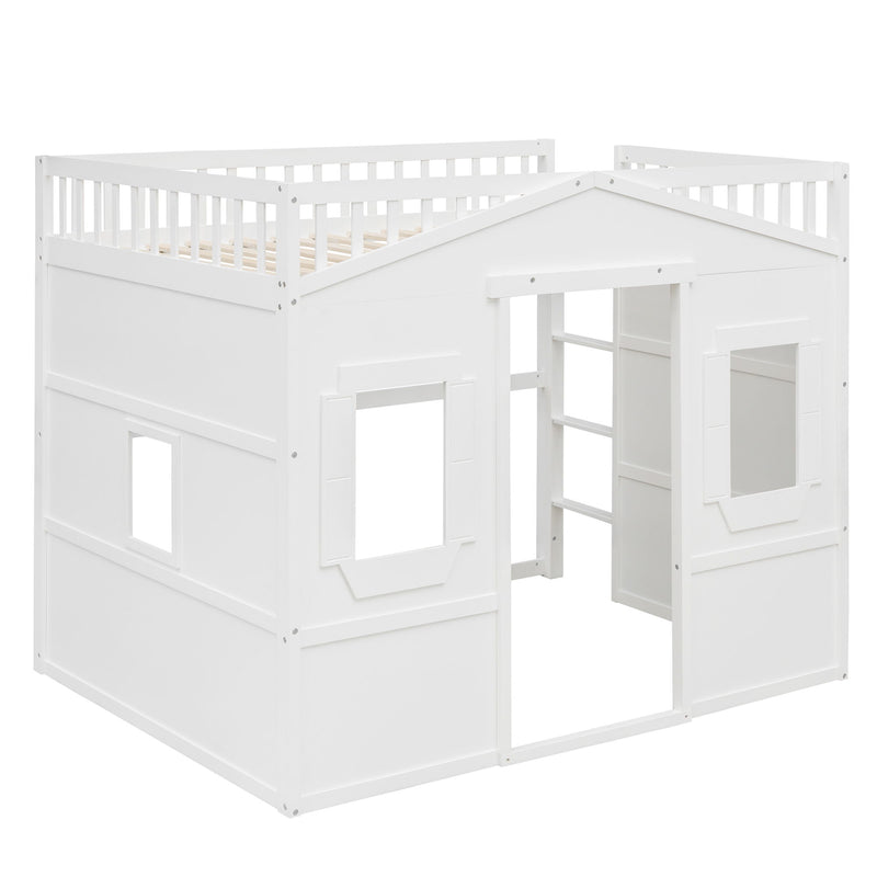 House Loft Bed With Ladder