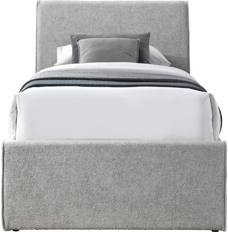Myles - Chenille Twin Trundle Bed