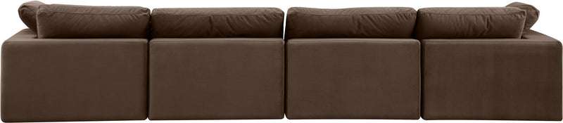 Comfy - Velvet Modular Sofa 4 Seats