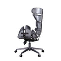 Megan - Executive Office Chair - Vintage Black Top Grain Leather & Aluminum