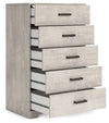 Shawburn - Five Drawer Chest - Gray