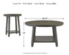 Caitbrook - Occasional Table Set (Set of 3) - Gray
