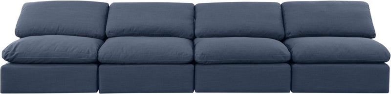 Indulge - Linen 4 Seat Modular Armless Sofa