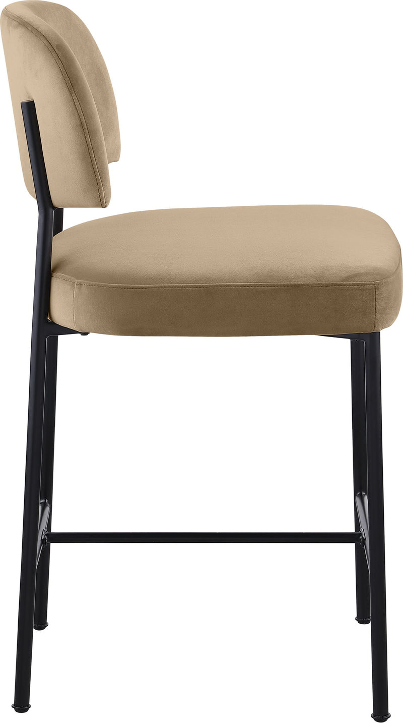 Zarelle - Performance Fabric Upholstered Counter Stool (Set of 2)