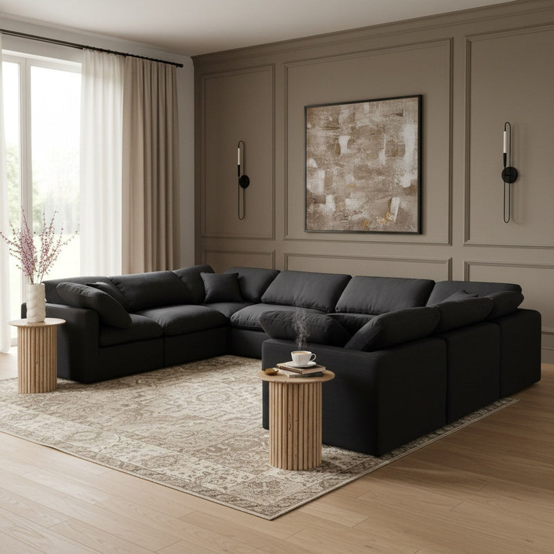 Indulge - Linen 8 Piece Modular Sectional