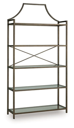 Bernonly - Antique Bronze Finish - Bookcase