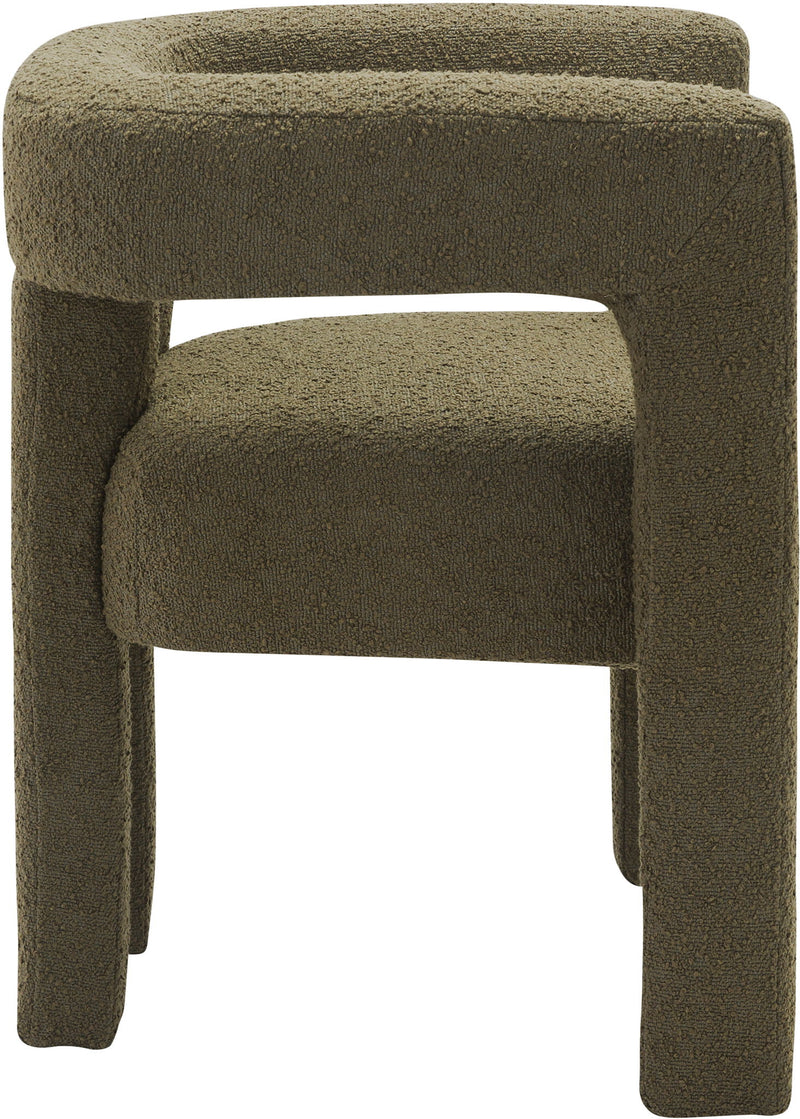 Athena - Boucle Fabric Dining Chair
