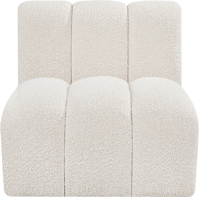 Arc - Boucle Fabric Straight Chair