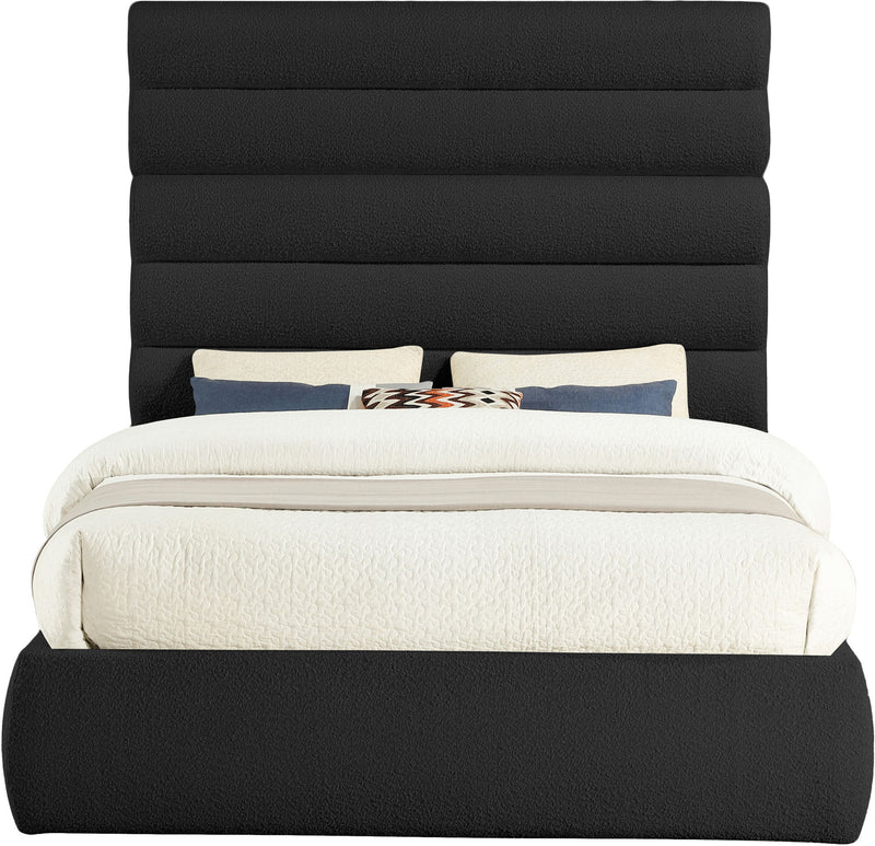 Adam - Boucle Fabric Bed With 70.5" Headboard
