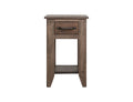 Natural Teca - Chairside Table - Brown