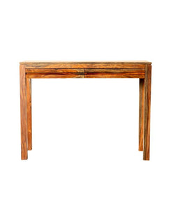 Jamesia - 2-Drawer Wood Entryway Console Table - Warm Chestnut