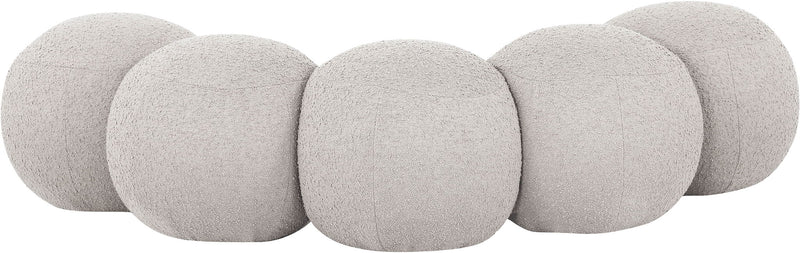 Apollo - Boucle Fabric Bench