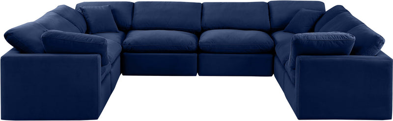 Indulge - Velvet 8 Piece Modular Sectional